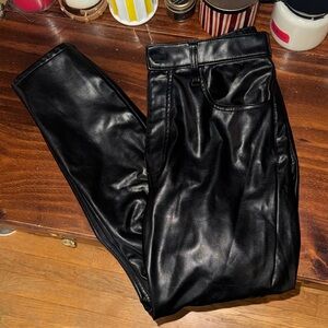 Women’s Abercrombie Skinny High Rise Vegan Leather Pants